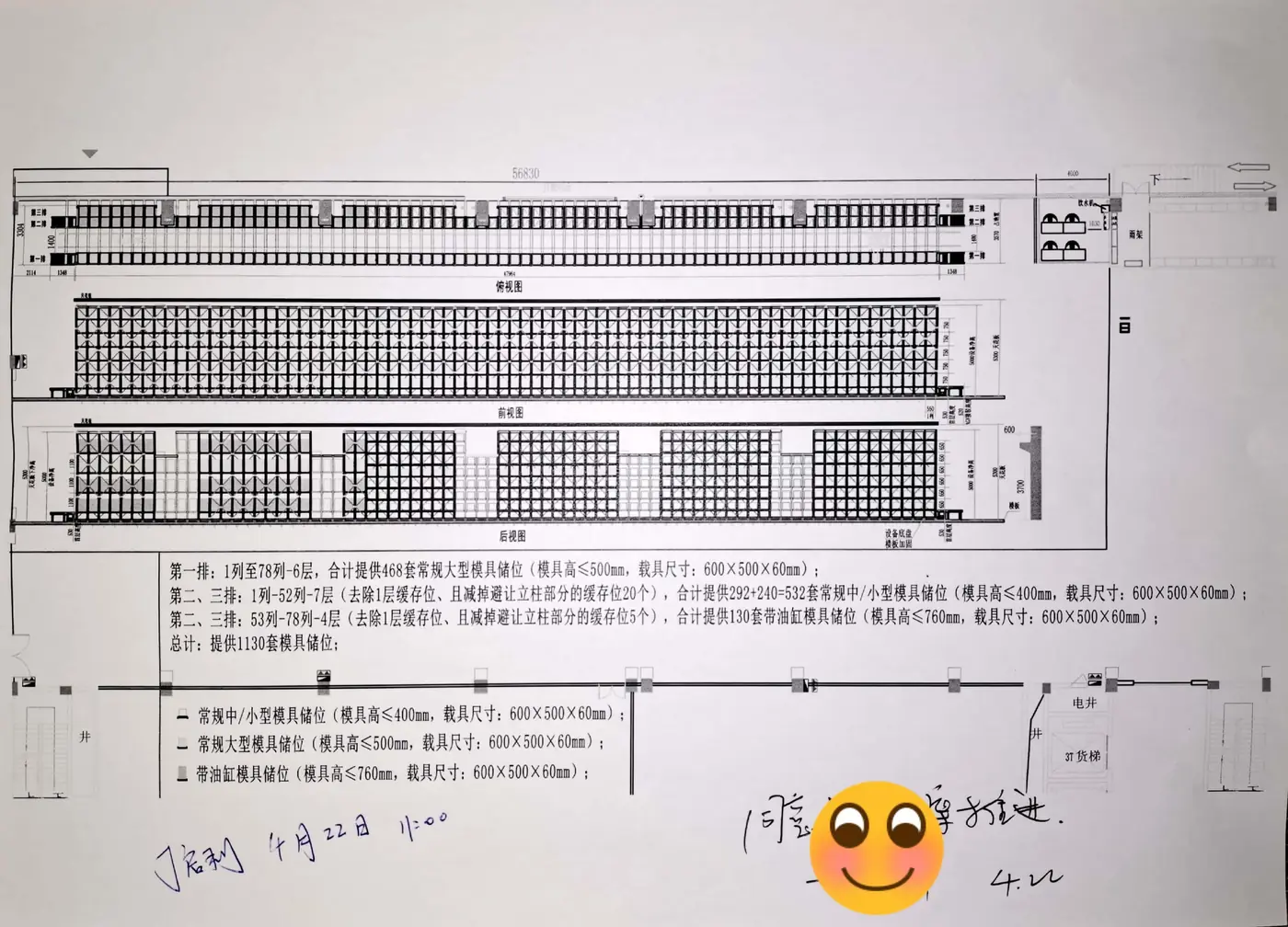 智能模具库Layout规划设计